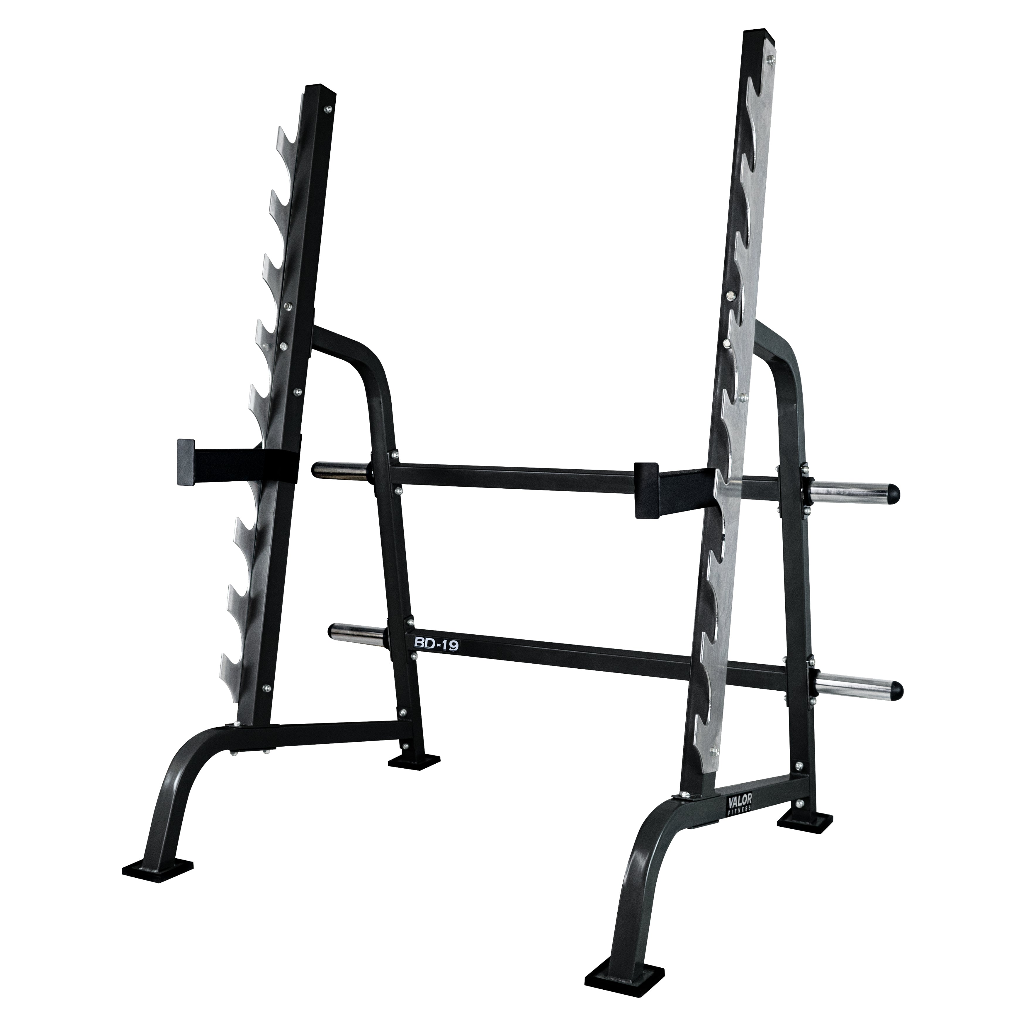 Combo Squat Bench Press Rack with Plate Storage – Valor Fitness