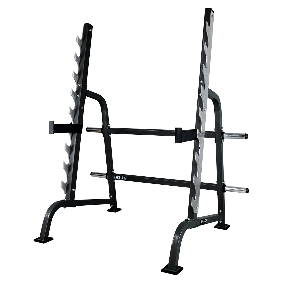 Combo Squat Bench Press Rack with Plate Storage – Valor Fitness
