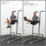 Power Tower Leg Raise Machine
