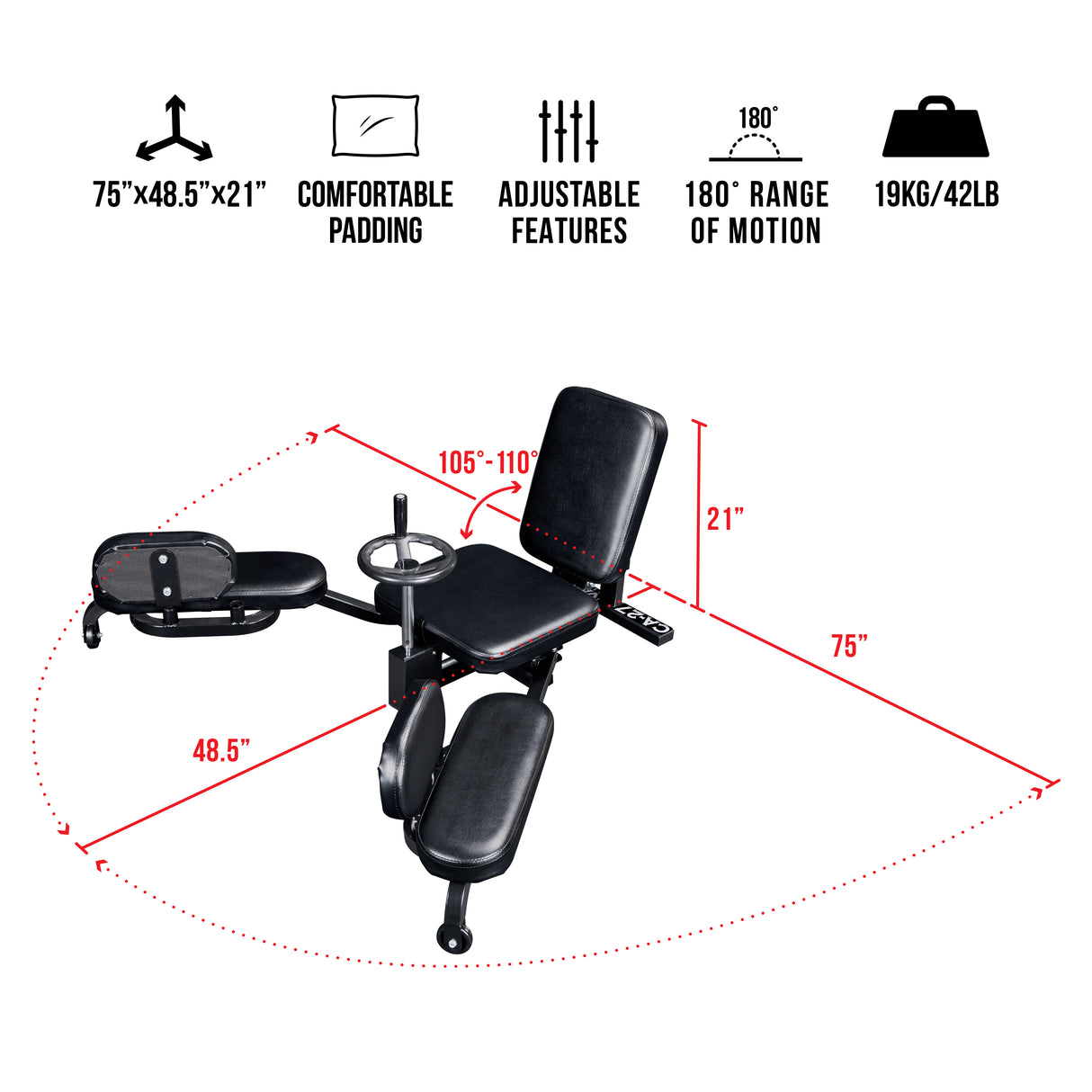 Seated Leg Stretch Machine