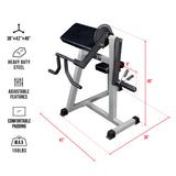 Bicep Tricep Curl Machine