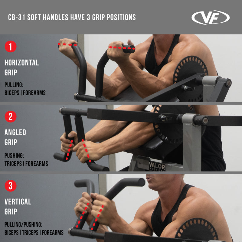 Valor Fitness CB-31 Plate Loaded Bicep-Tricep Machine on Vimeo