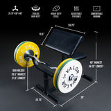 Adjustable Seated Preacher Curl Bench