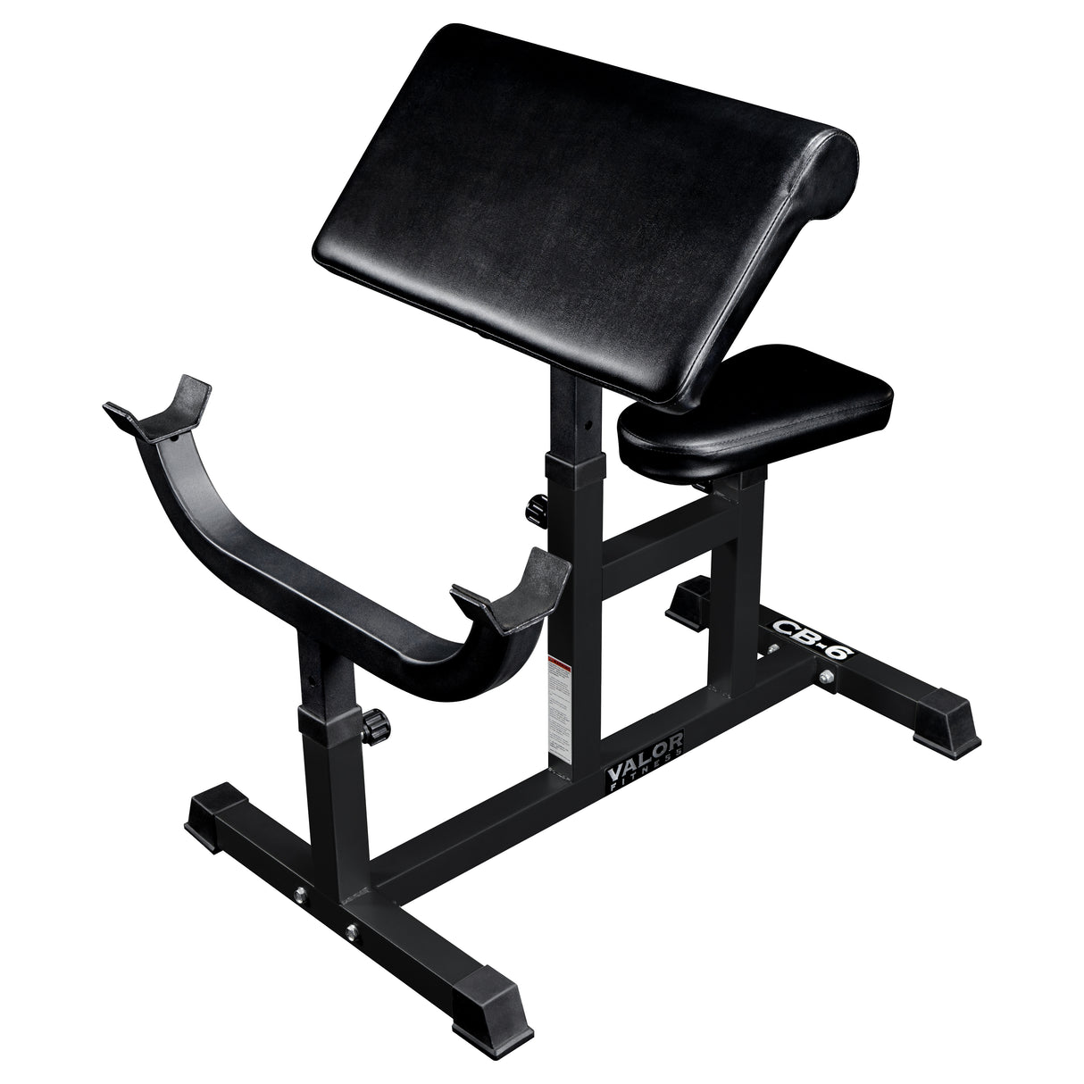 Adjustable Seated Preacher Curl Bench