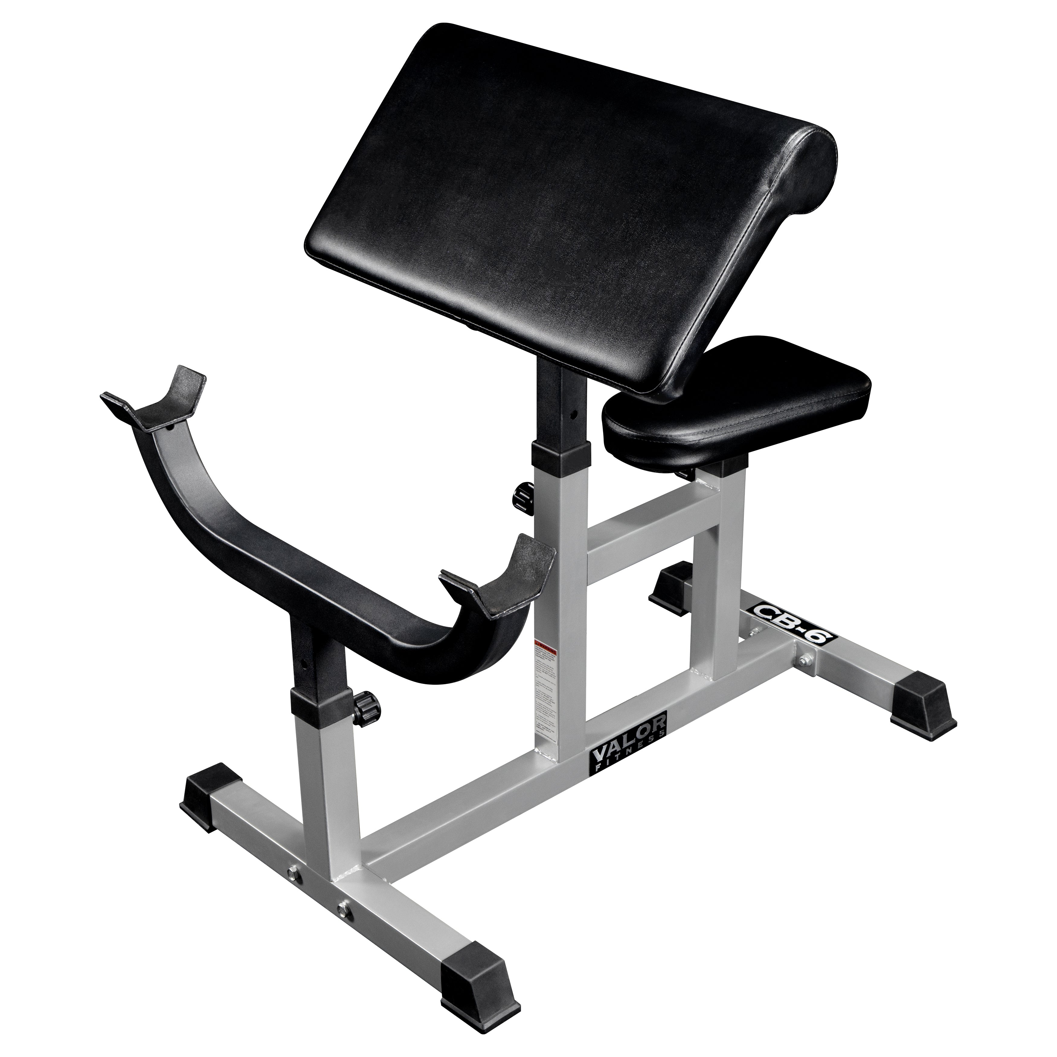Adjustable Preacher Curl Bench for Biceps – Valor Fitness