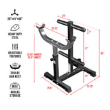 Standing Curl Station & Plate Storage Tree