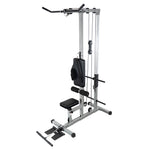 Plate Loaded Lat Pull Machine w/ Row and Ab Crunch