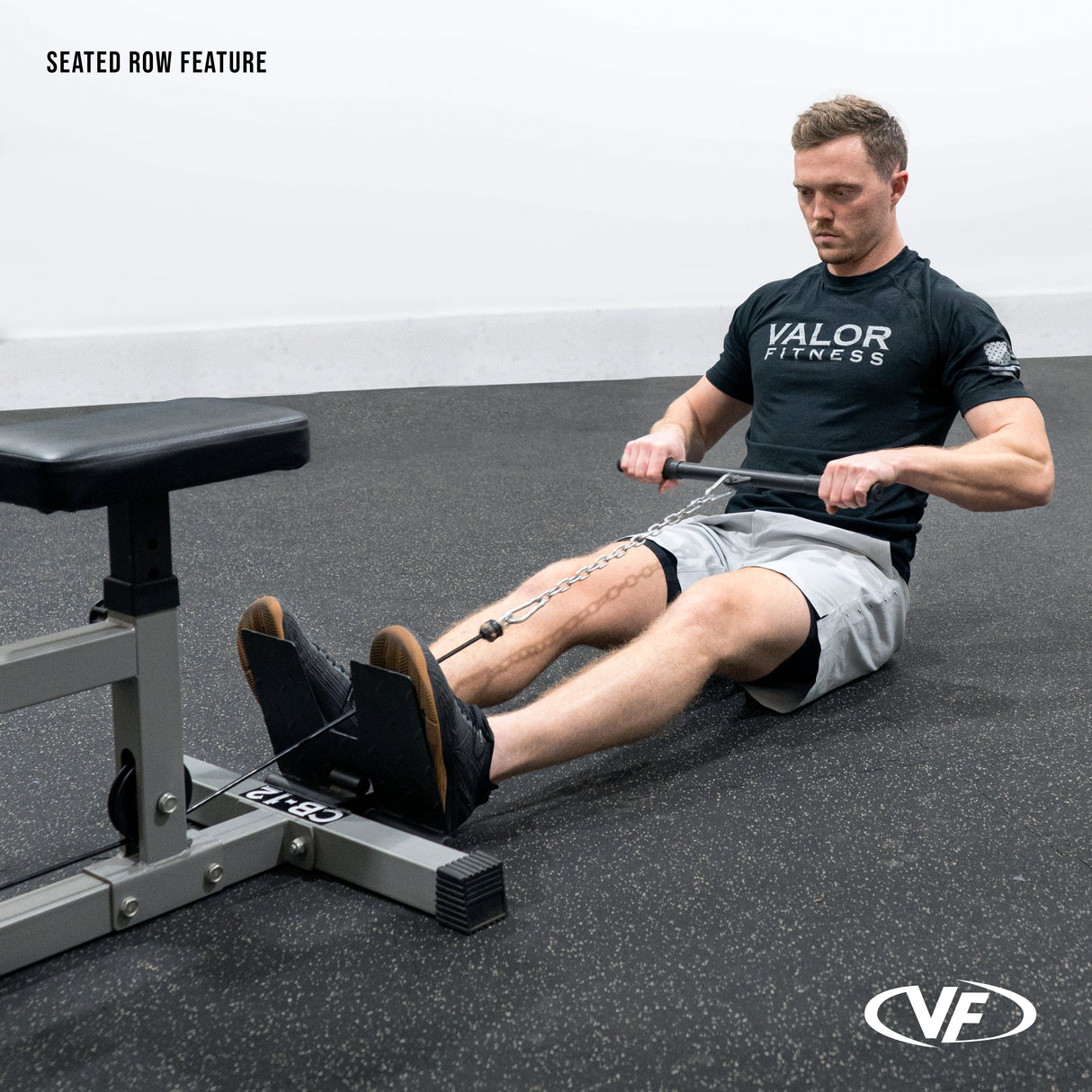 Plate Loaded Lat Pull Machine w/ Row and Ab Crunch