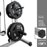 Plate Loaded Lat Pull Machine w/ Row and Ab Crunch