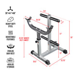 Standing Curl Station & Plate Storage Tree