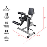Adjustable Leg Extension - Curl Machine
