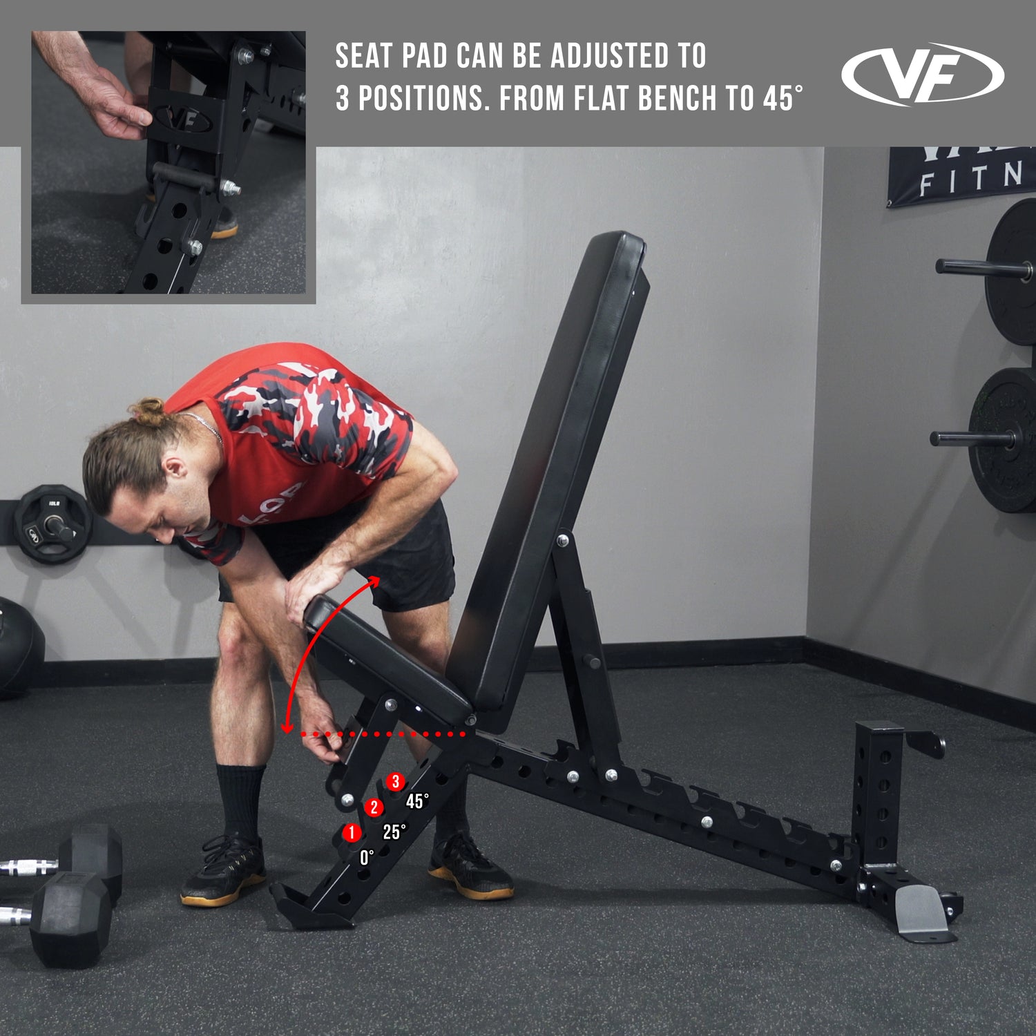 Adjustable Incline Workout Bench | Foldable Weight Bench
