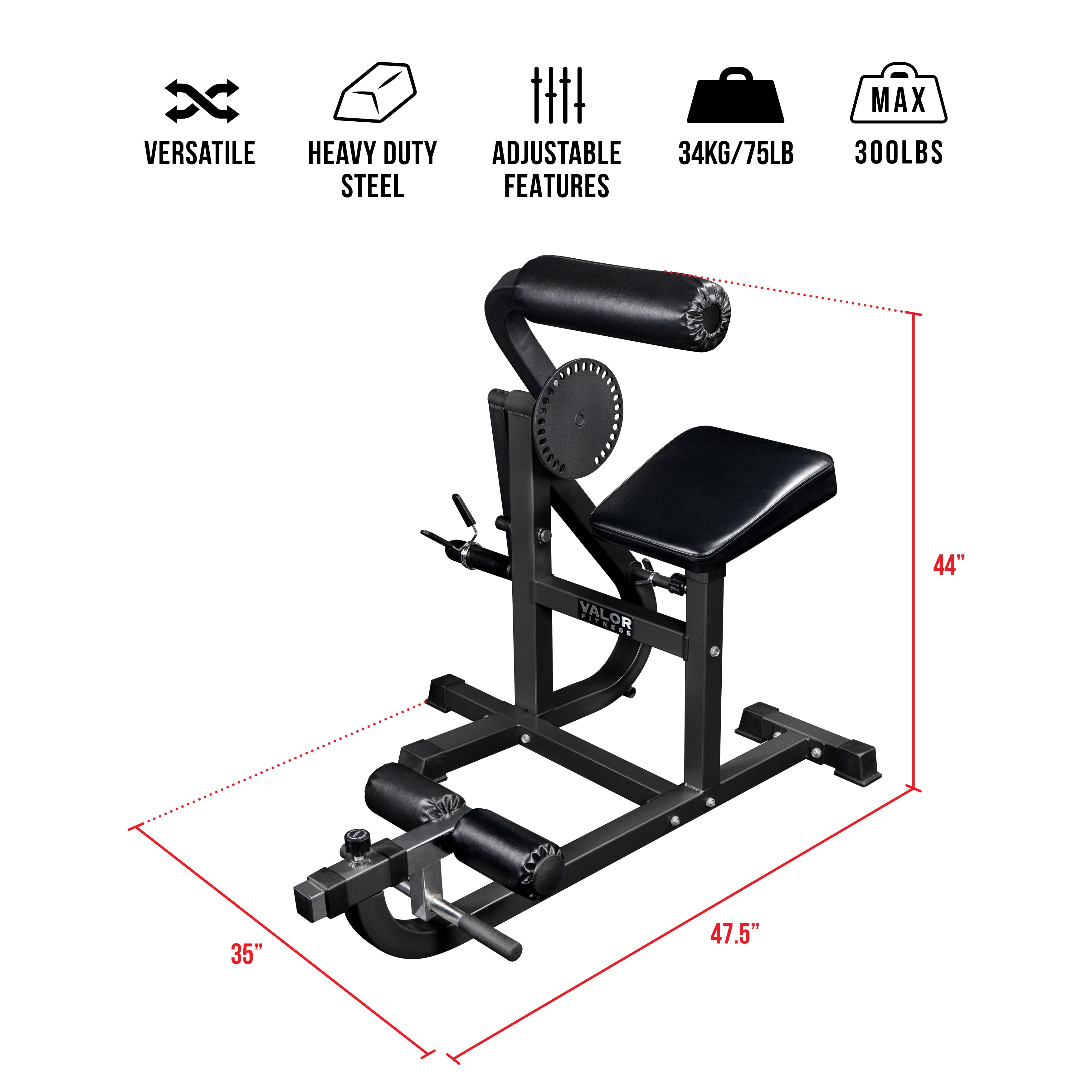 Extending Ab Machine Ab and Back Extension Machine – Valor Fitness