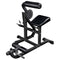 Ab Curl Back Extension Machine in Black Finish