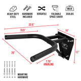 Foldable Wall Mounted Dip Bar Station