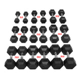 Rubber Hex Dumbbell Sets