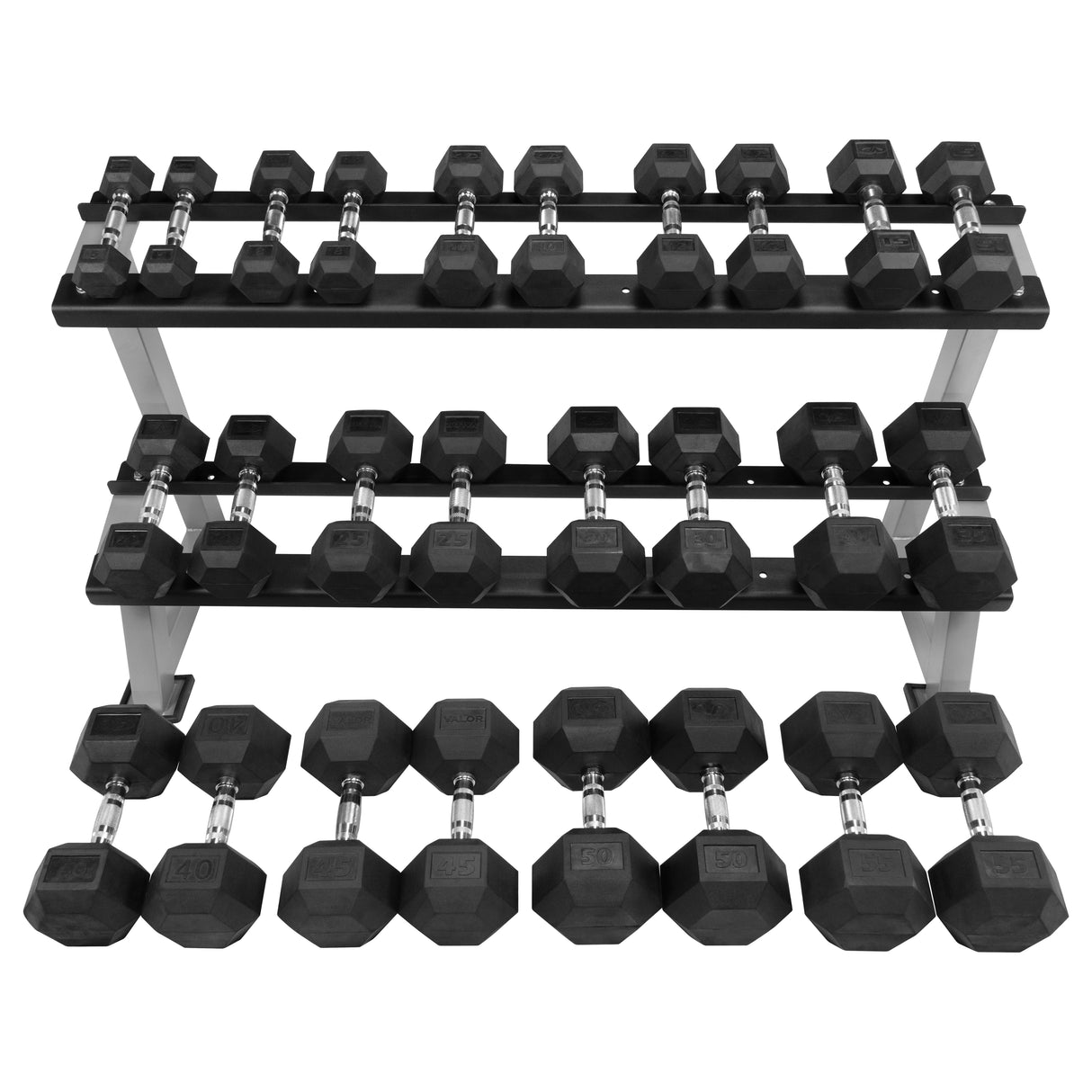 Rubber Hex Dumbbell Sets