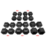 Rubber Hex Dumbbell Sets