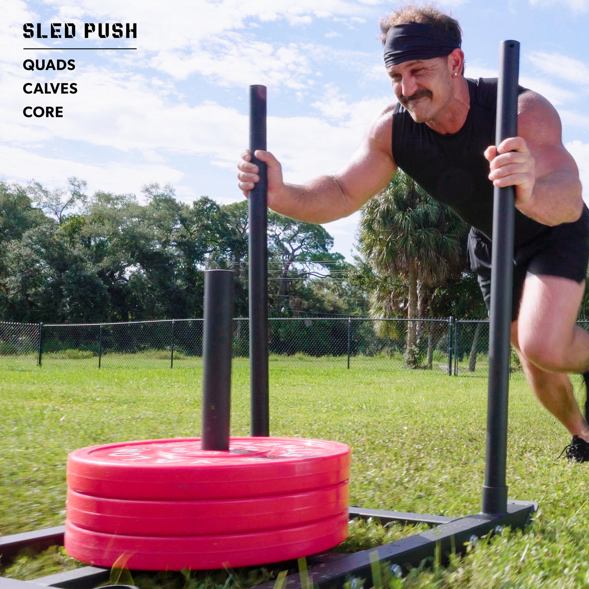 Power Sled Push Pull Drag w/ Shoulder Harness