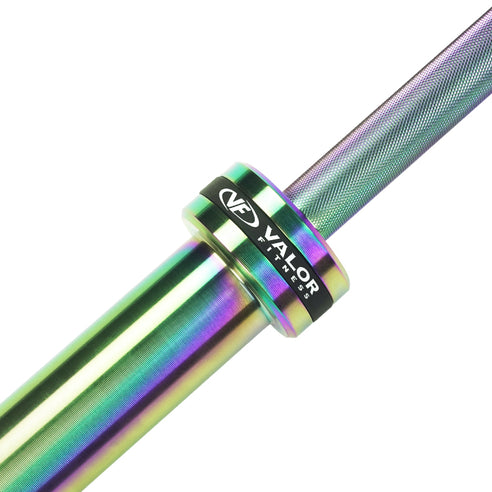 Rainbow Coated Needle Bearing Barbell 86" 28mm