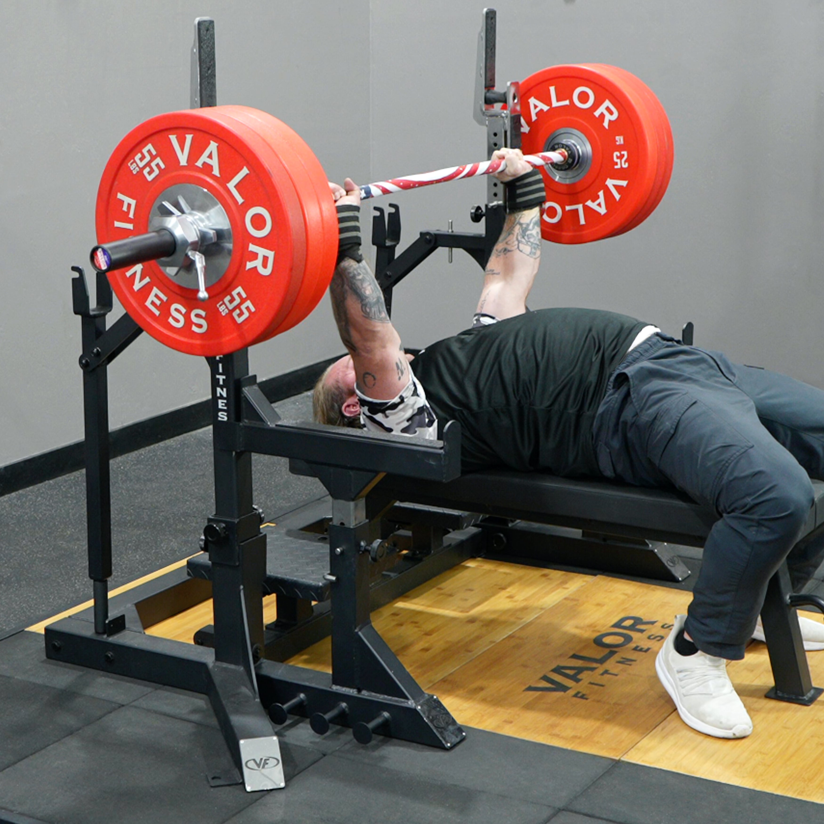 American Flag Barbell 86