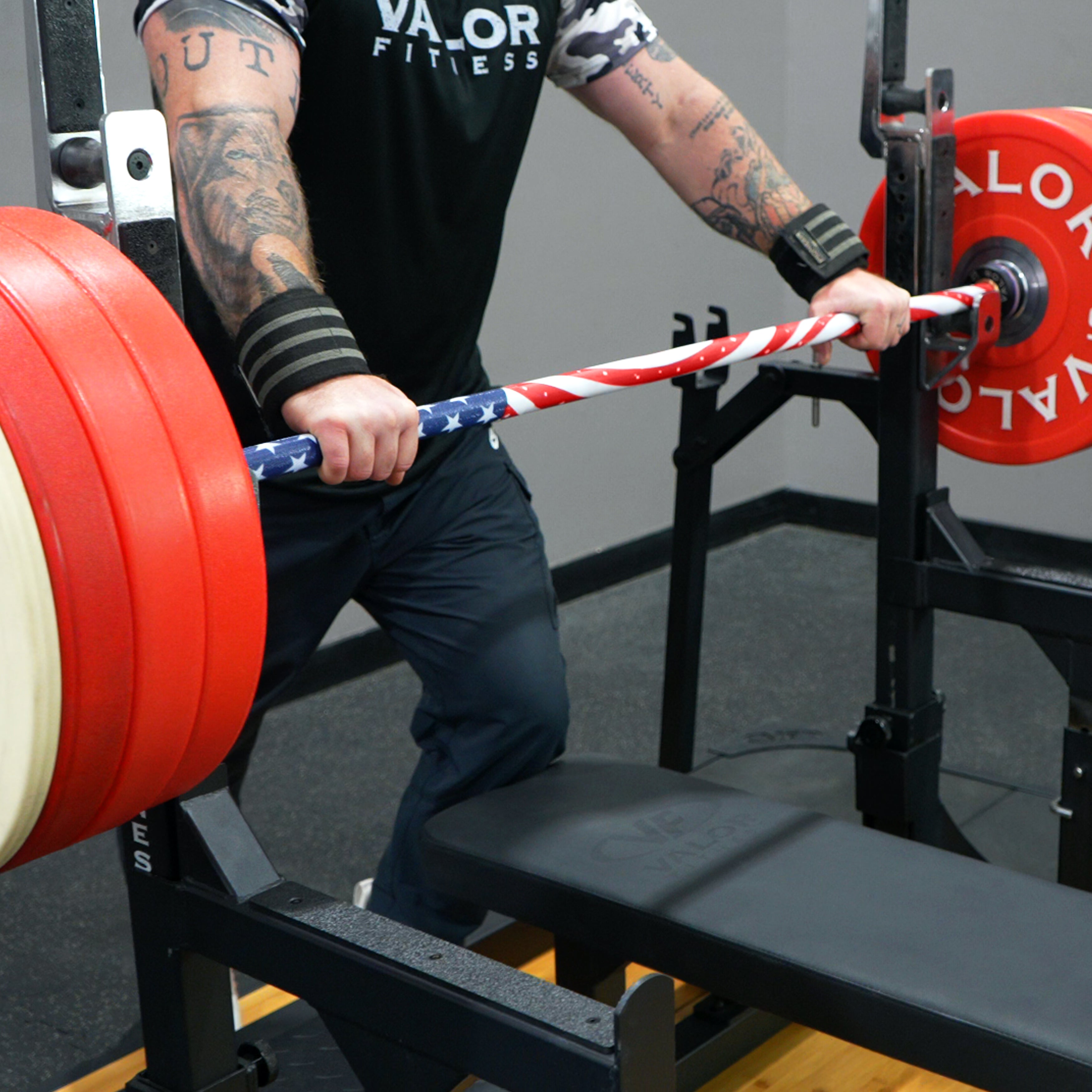 American Flag Barbell 86