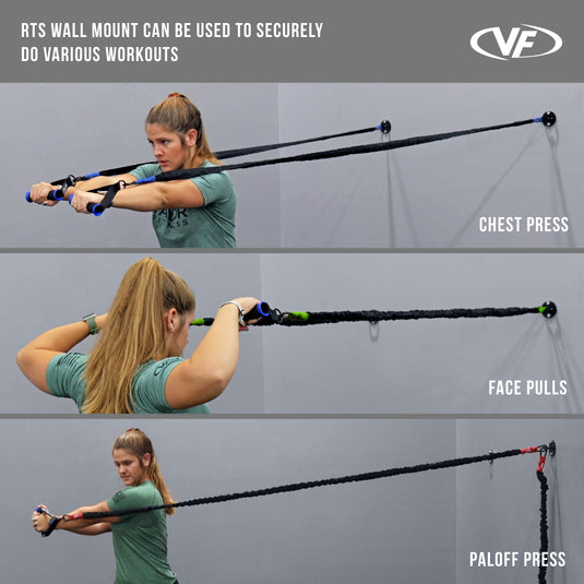 Short Resistance Bands with Handles (Multiple Sizes)