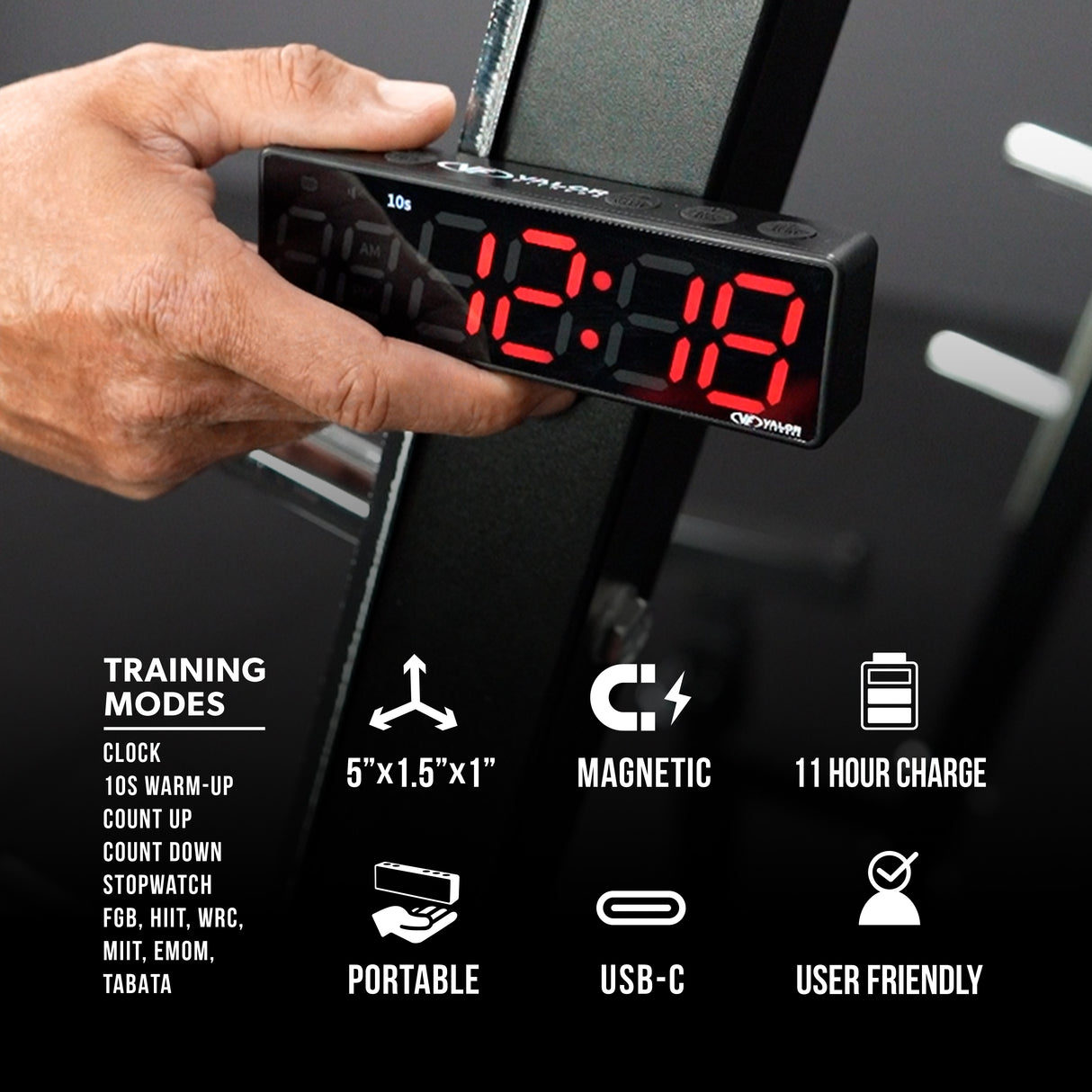 Magnetic Digital Fitness Timer