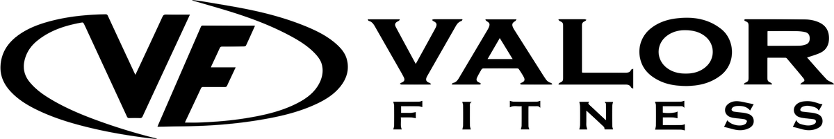 valor fitness logo in black