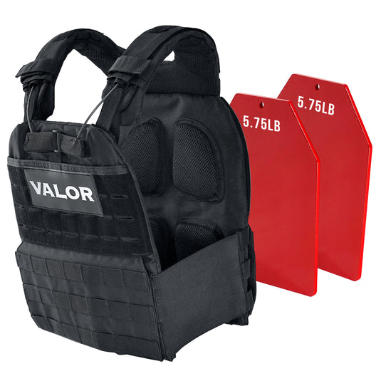 Adjustable Weight Vest- 2 Plates Included