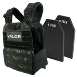 black camo 20 lb weighted vest