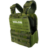 green adjustable weighted vest