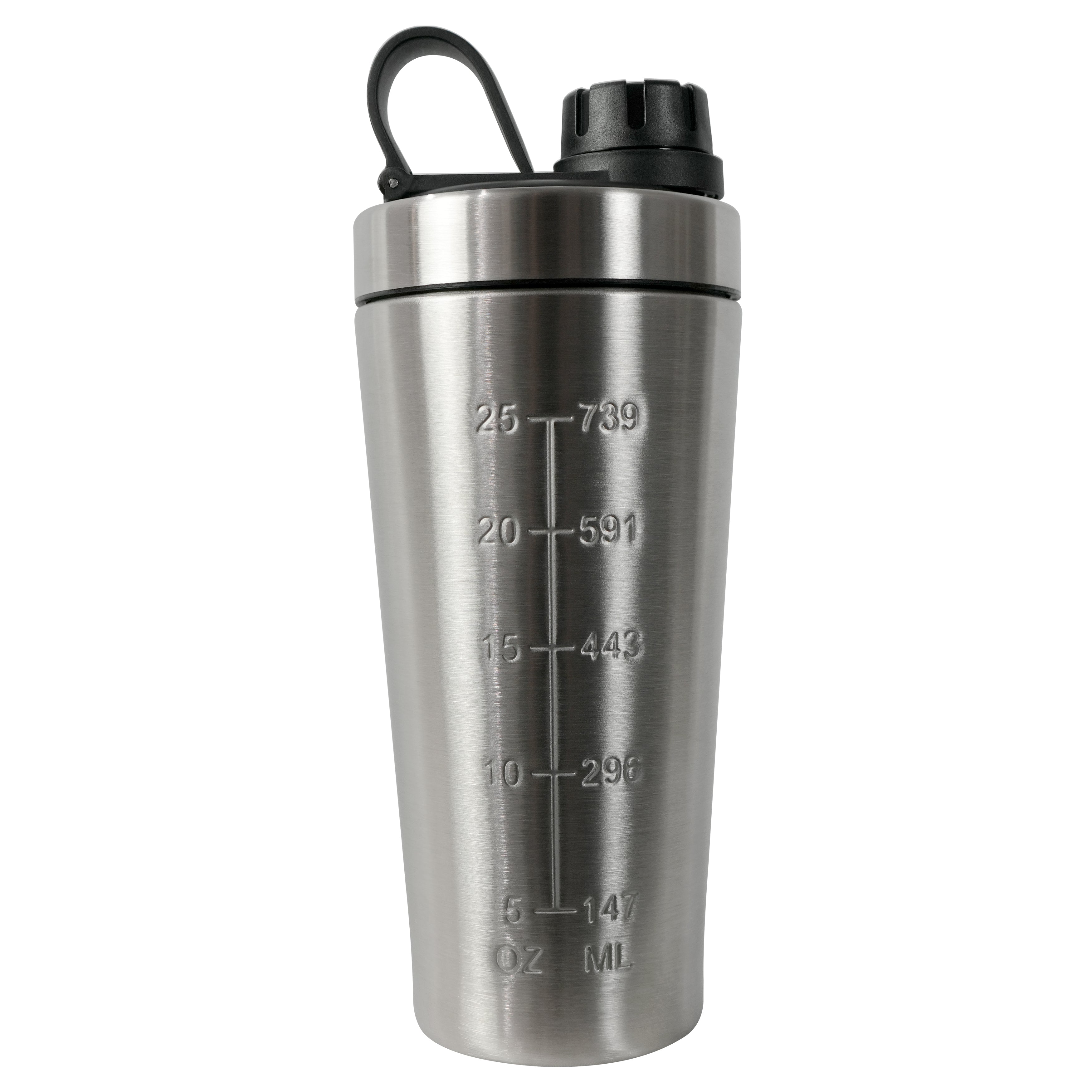 AeroBottle Primus Steel, Bottiglia Shaker In Acciaio Non Isolata, Tecnologia TMT, 907g, Colore Cobalto