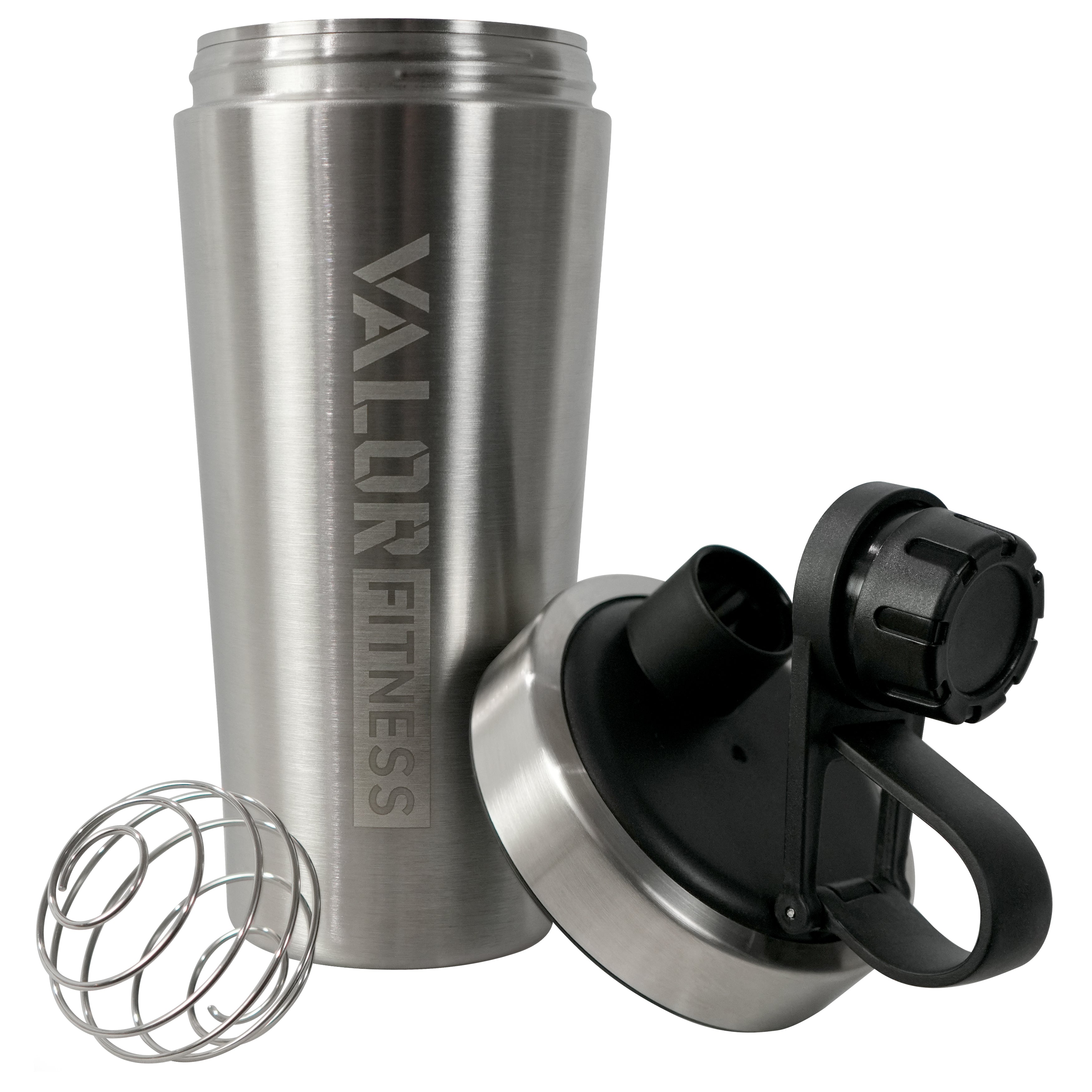 Stainless Steel Metal Shaker Bottle Valor Fitness