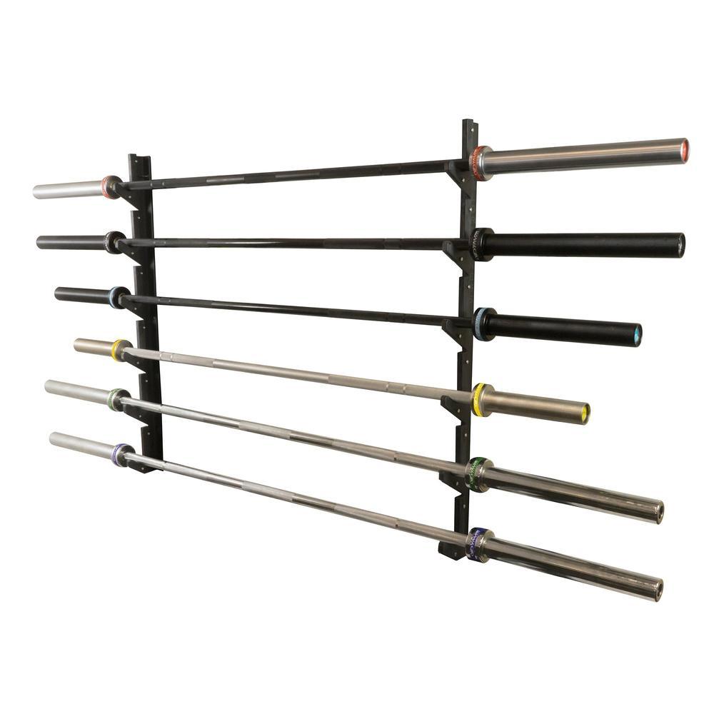 Gun Rack Barbell Storage for 6 Bars