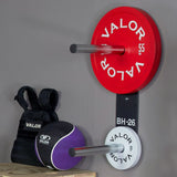 Wall Mounted 4 Peg Olympic Plate Storage