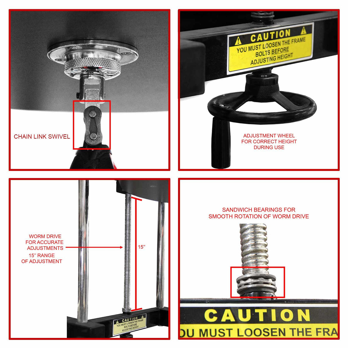 CA-2, Adjustable 1" Boxing Speed Bag Platform