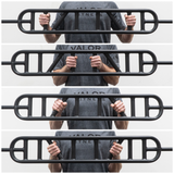 Neutral, Narrow and Angled grip options on a Swiss Bar