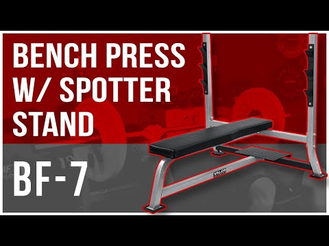 Load and play video in Gallery viewer, Bench Press w/ Spotter Stand

