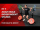Independent Squat and Bench Stands