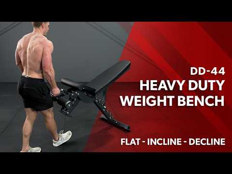 Heavy Duty Flat - Incline - Decline Weight Bench