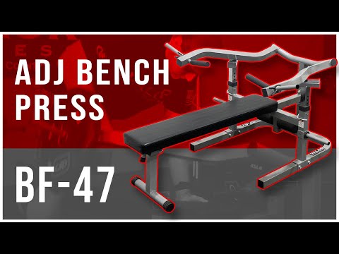 Adjustable Bench Press with Converging Arms, Valor Fitness BF-47