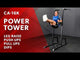 Power Tower Leg Raise Machine