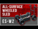All-Surface Wheeled Sled
