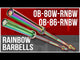 Rainbow Coated Needle Bearing Barbell 86" 28mm