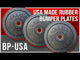 USA Made Rubber Bumper Plates (LB)