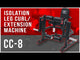 Heavy Duty Isolated Leg Extension - Curl Machine