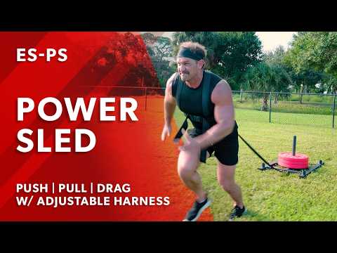 Power Sled Push Pull Drag w/ Shoulder Harness