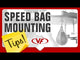 Adjustable 1" Boxing Speed Bag Platform (Bag Included)