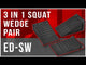 Non Slip Multi Degree Squat Wedge (4-Piece Set)